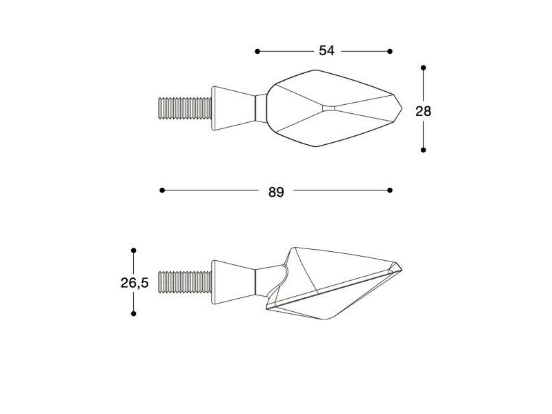 Semnalizatoare LED BARRACUDA MINI VIPER (set) Semnalizatoare LED BARRACUDA MINI VIPER (set)