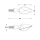 Semnalizatoare LED BARRACUDA MINIVIPER (set)