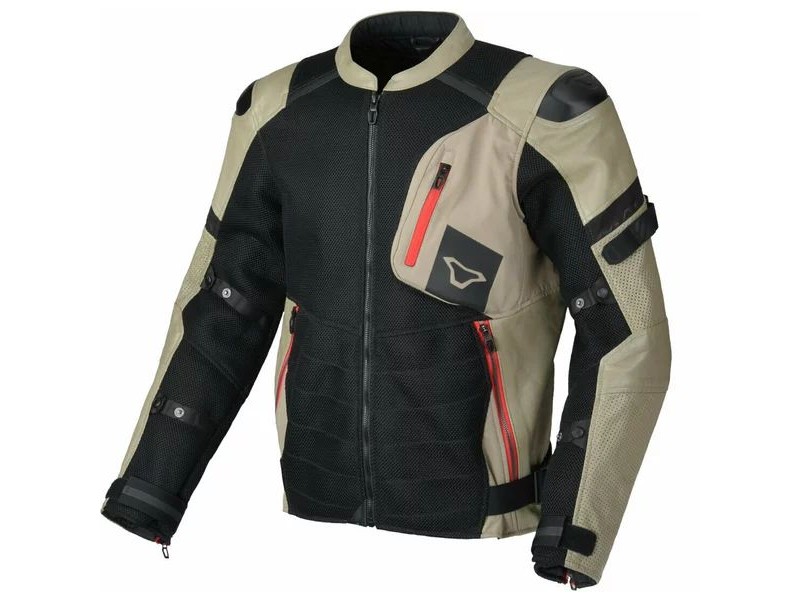Geaca de vara piele/textil MACNA OLSAN