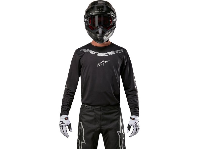 Tricou cross-enduro ALPINESTARS FLUID GRAPHITE 2024 Tricou cross-enduro ALPINESTARS FLUID GRAPHITE 2024