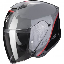 Casca open face/jet SCORPION EXO-S1 ESSENCE Gri Ciment/Rosu Casca open face/jet SCORPION EXO-S1 ESSENCE Gri Ciment/Rosu