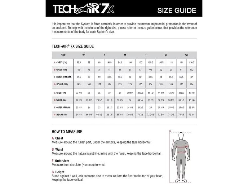 Vesta airbag ALPINESTARS TECH-AIR 7X SYSTEM