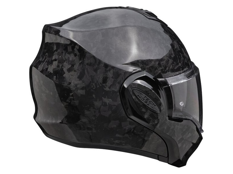 Casca modulara flip-back SCORPION EXO-TECH EVO ONYX SOLID CARBON Casca modulara flip-back SCORPION EXO-TECH EVO ONYX SOLID CARBON