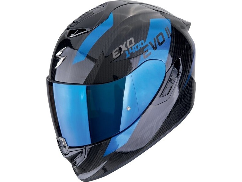 Casca integrala SCORPION EXO-1400 EVO II CARBON AIR PLATTED