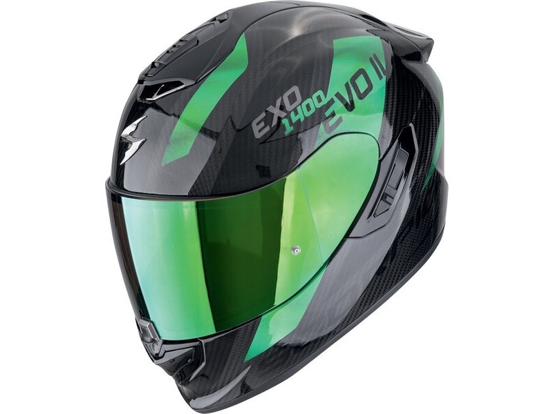 Casca integrala SCORPION EXO-1400 EVO II CARBON AIR PLATTED
