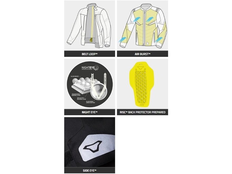 Geaca textil de vara MACNA ORCANO Night Eye™ 2.0 Geaca textil de vara MACNA ORCANO Night Eye™ 2.0