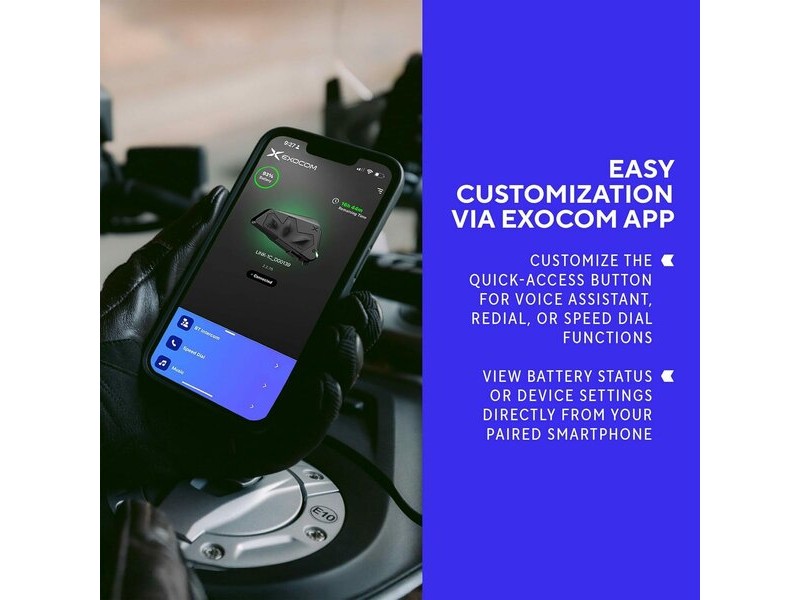 Sistem comunicatie SCORPION EXO-COM LINK-1C SINGLE