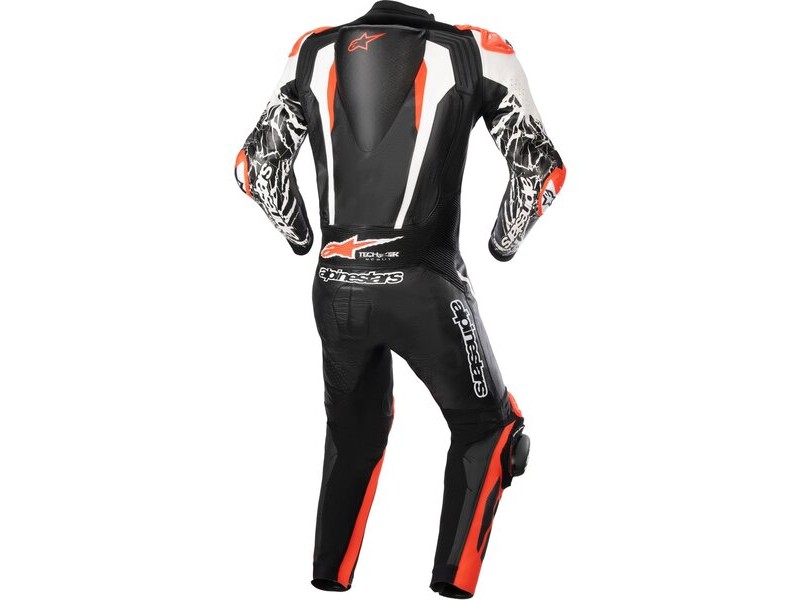 Combinezon de piele 1 piesa ALPINESTARS RACING ABSOLUTE V2 Rosu fluo/Alb/Negru Combinezon de piele 1 piesa ALPINESTARS RACING ABSOLUTE V2 Rosu fluo/Alb/Negru