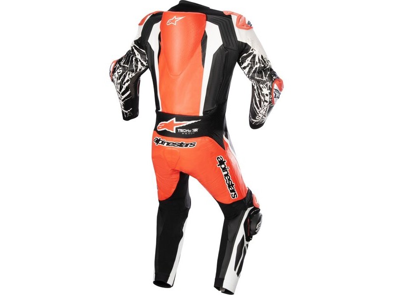 Combinezon de piele 1 piesa ALPINESTARS RACING ABSOLUTE V2 Negru/Alb/Albastru Combinezon de piele 1 piesa ALPINESTARS RACING ABSOLUTE V2 Negru/Alb/Albastru