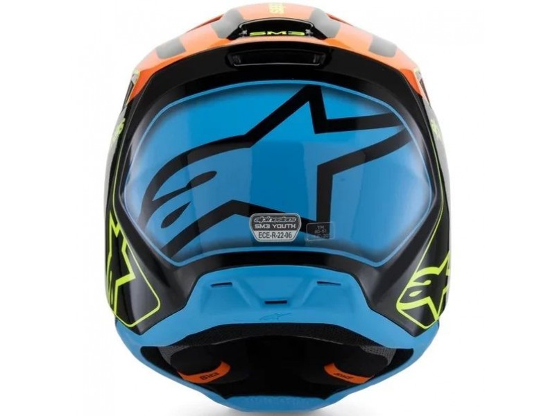 Casca cross-enduro de copii ALPINESTARS S-M3 YOUTH FRAY ECE06