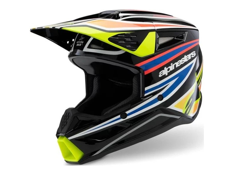 Casca cross-enduro de copii ALPINESTARS S-M3 YOUTH WURX ECE06
