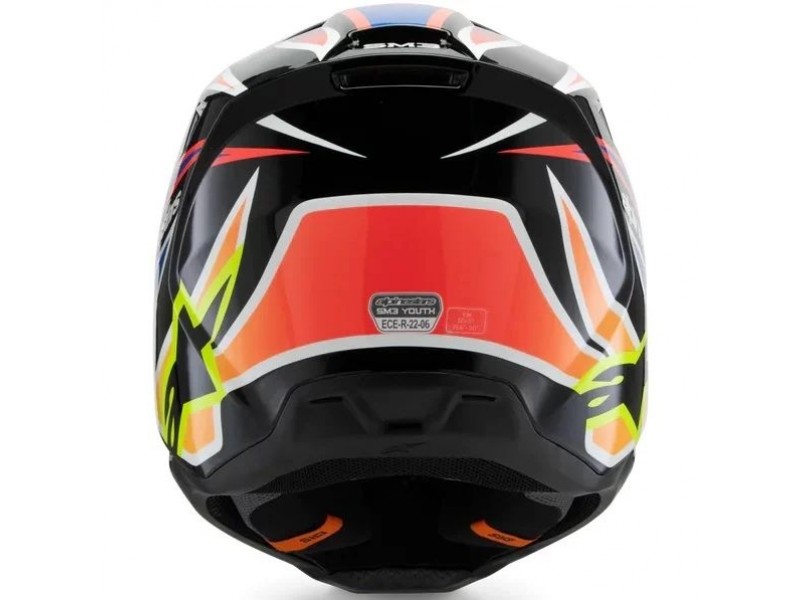 Casca cross-enduro de copii ALPINESTARS S-M3 YOUTH WURX ECE06
