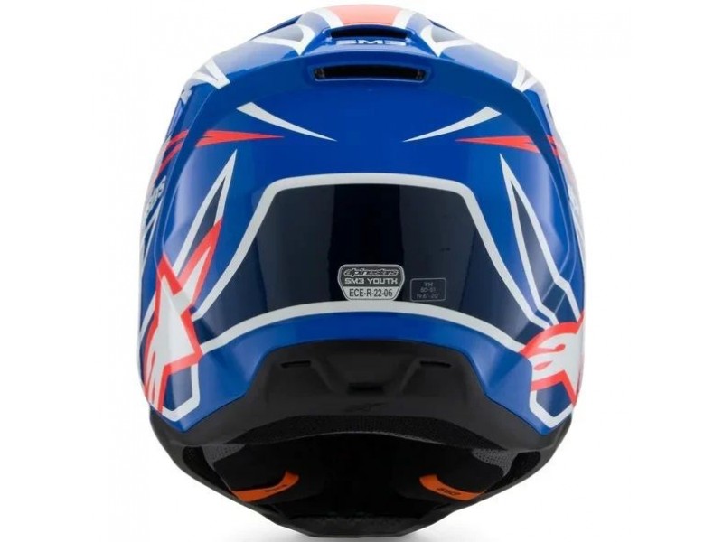 Casca cross-enduro de copii ALPINESTARS S-M3 YOUTH WURX ECE06