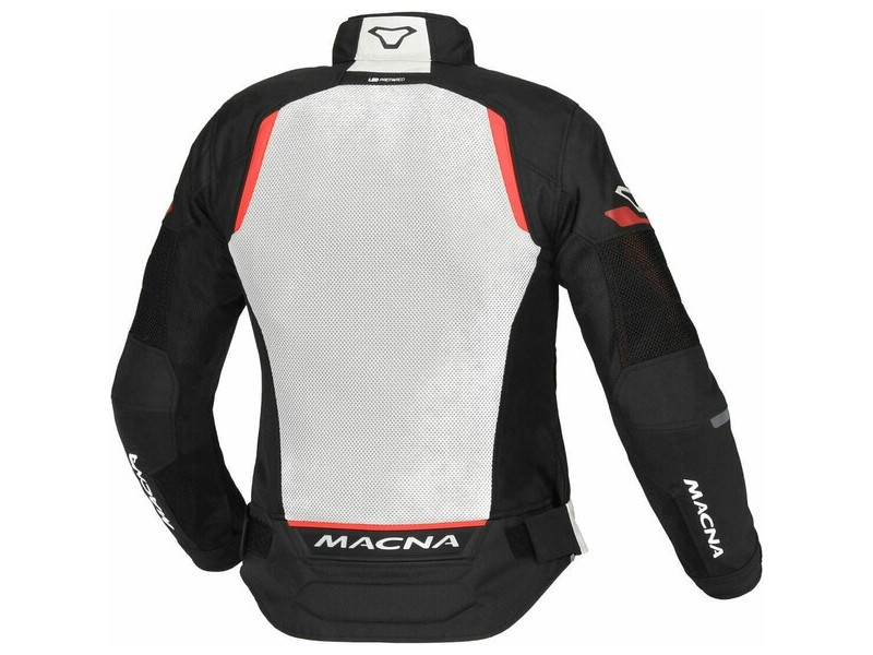 Geaca de vara textil dama MACNA TONDO L Negru/Gri deschis/Rosu - RESIGILAT