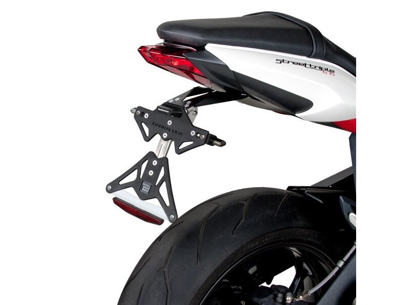 Kit suport numar de inmatriculare BARRACUDA TRIUMPH STREET TRIPLE 765R (2017-2023)/R(2013-2016)