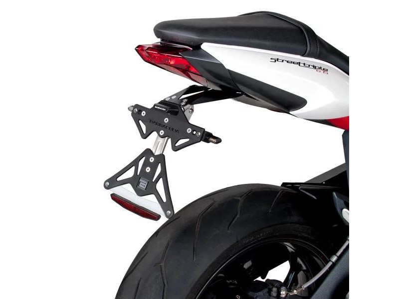 Kit suport numar de inmatriculare BARRACUDA TRIUMPH STREET TRIPLE 765R (2017-2023)/R(2013-2016)