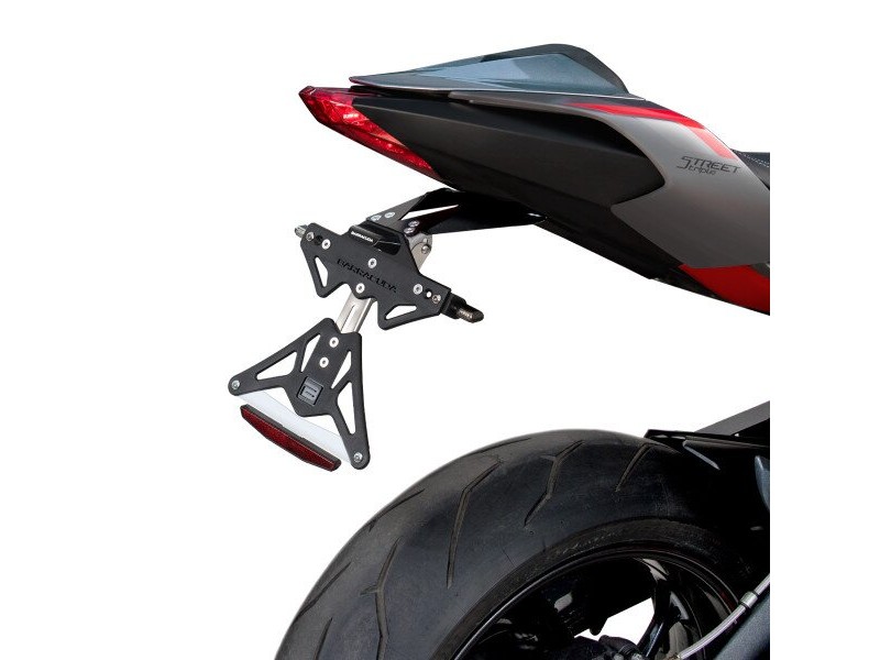 Kit suport numar de inmatriculare BARRACUDA TRIUMPH STREET TRIPLE 765R (2017-2023)/R(2013-2016)