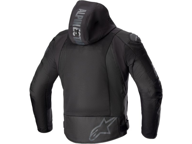 Geaca textil de vara APINESTARS ZACA AIR Negru/Alb/Rosu fluo