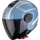 Casca open face/jet SCORPION EXO CITY II COSMOS