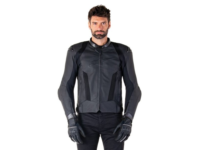 Geaca de piele sport ALPINESTARS MISSILE V3 AIRFLOW