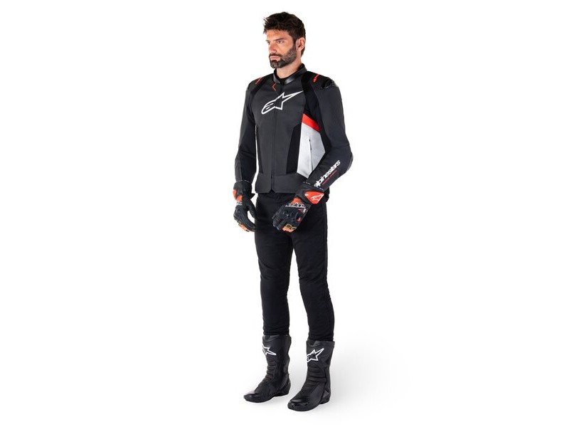 Geaca de piele sport ALPINESTARS MISSILE V3 AIRFLOW
