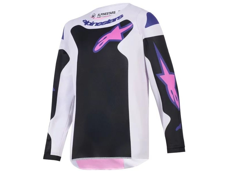 Tricou cross-enduro de copii ALPINESTARS FLUID GRID 2026