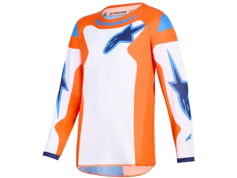 Tricou cross-enduro de copii ALPINESTARS FLUID GRID 2026