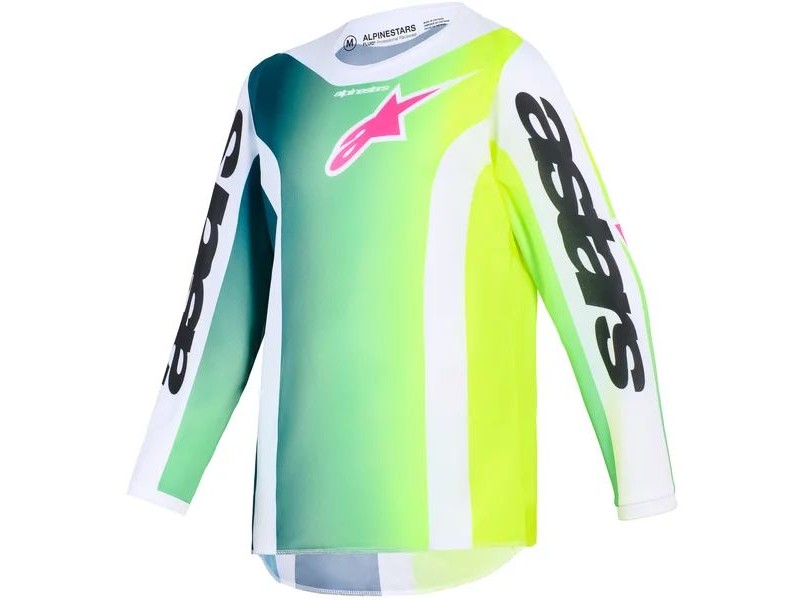 Tricou cross-enduro de copii ALPINESTARS FLUID PORTL 2026