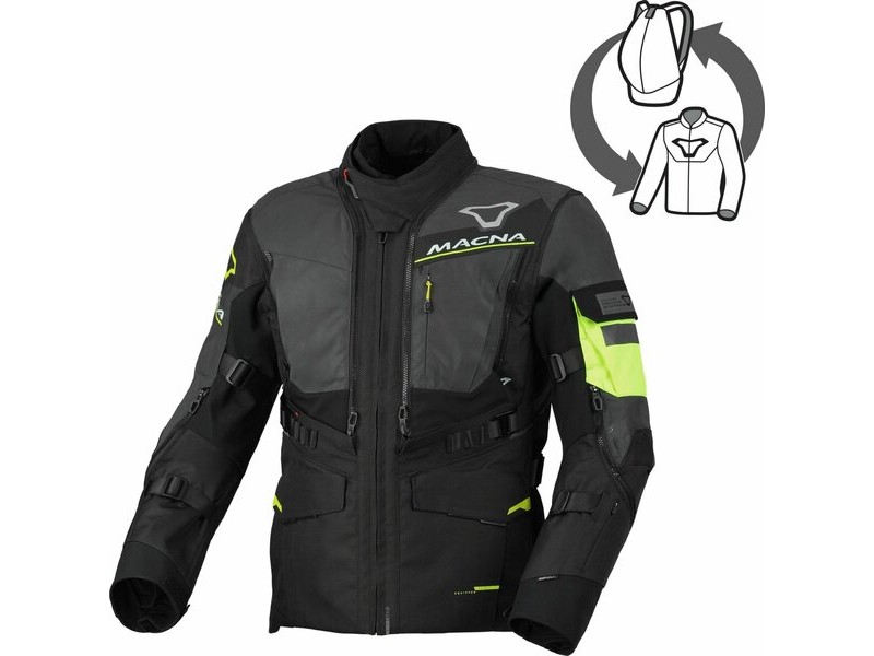 Geaca textil impermeabila touring/adventure MACNA FLEXODUS Night Eye™