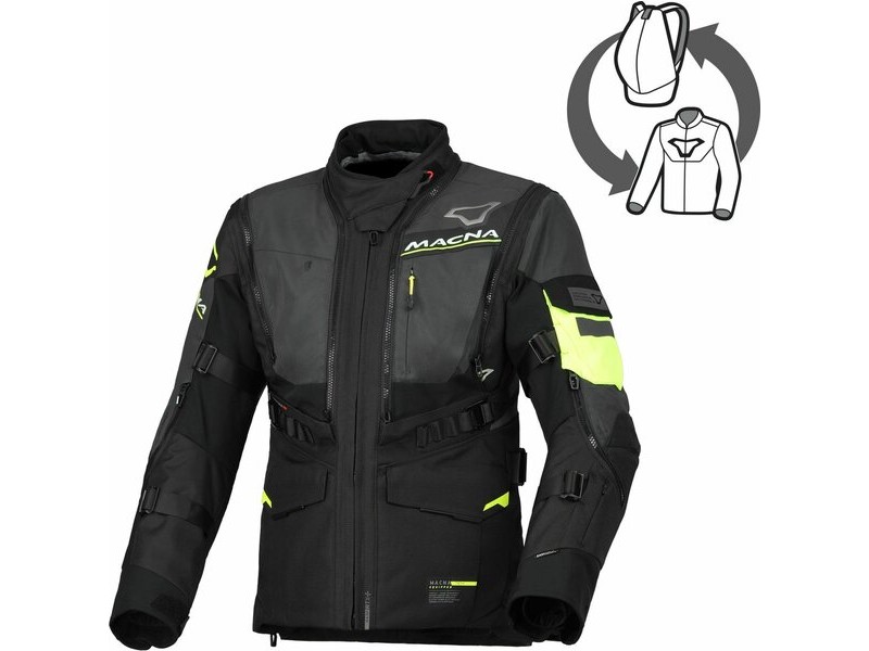 Geaca dama textil impermeabila touring/adventure MACNA FLEXODUS Night Eye™