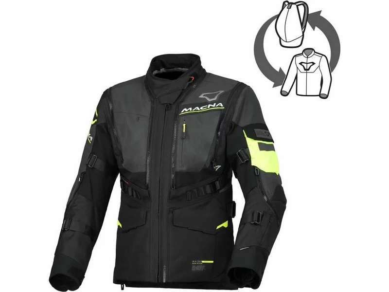 Geaca dama textil impermeabila touring/adventure MACNA FLEXODUS Night Eye™