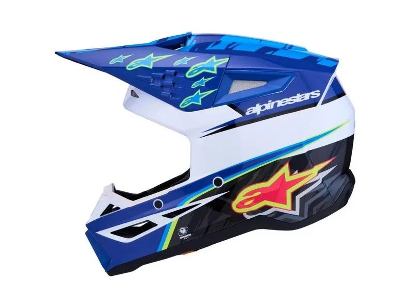 Casca cross-enduro ALPINESTARS S-M3 FALCON ECE06