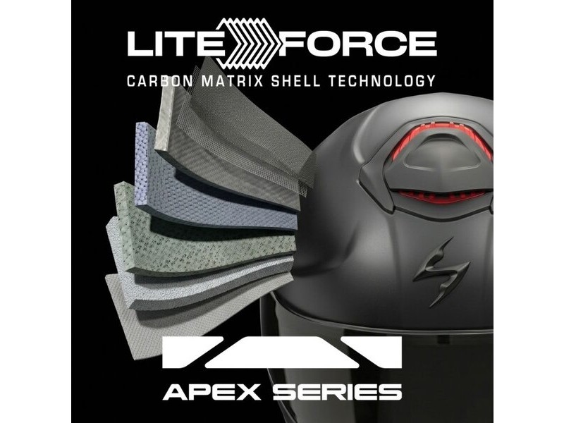 Casca integrala sport SCORPION EXO-RACE AIR CARBON SOLID
