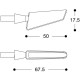 Semnalizatoare led secventiale BARRACUDA SQ-LED B-LUX NG(set)