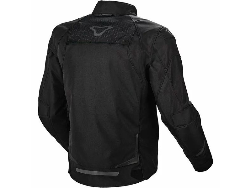 Geaca textil impermabila Macna Durago Negru/Maro/Rosu 3XL