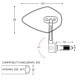 Oglinzi capat de ghidon BARRACUDA SKIN-X BAR END B-LUX - RESIGILAT