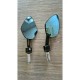 Oglinzi capat de ghidon BARRACUDA SKIN-X BAR END B-LUX - RESIGILAT
