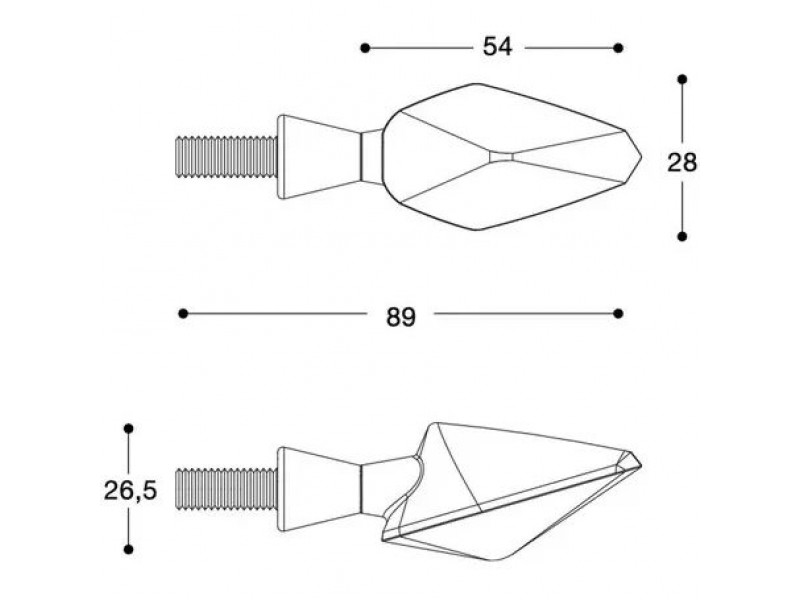 Semnalizatoare LED BARRACUDA MINIVIPER (set) (Resigilata)