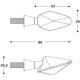 Semnalizatoare LED BARRACUDA MINIVIPER (set) - Produs Resigilat Semnalizatoare LED BARRACUDA MINIVIPER (set) - Produs Resigilat