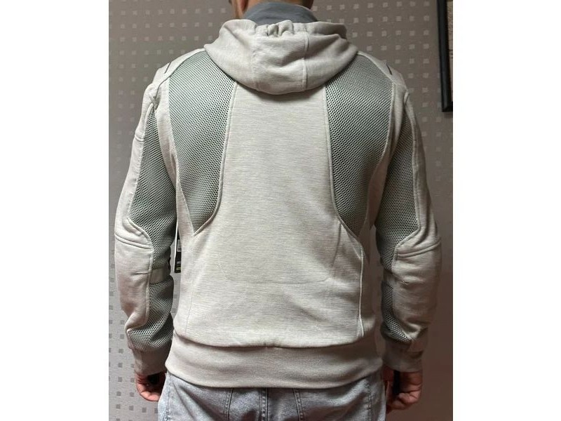 Hanorac de vara cu protectii MACNA BREEZE XL Gri deschis RESIGILAT