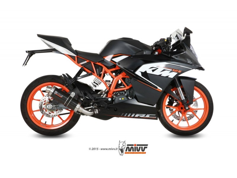 Sistem de evacuare complet 1x1 MIVV GP KT.016.L2S carbon