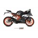 Sistem de evacuare complet 1x1 MIVV GP KT.016.L2S carbon
