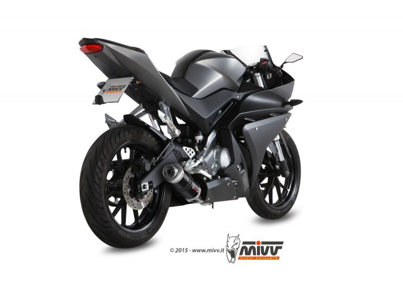 Sistem de evacuare complet 1x1 MIVV GP Y.047.LXB steel black d105 Sistem de evacuare complet 1x1 MIVV GP Y.047.LXB steel black d105