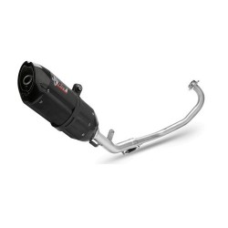 Sistem de evacuare complet 1x1 MIVV SUONO Y.047.L9 steel black Sistem de evacuare complet 1x1 MIVV SUONO Y.047.L9 steel black