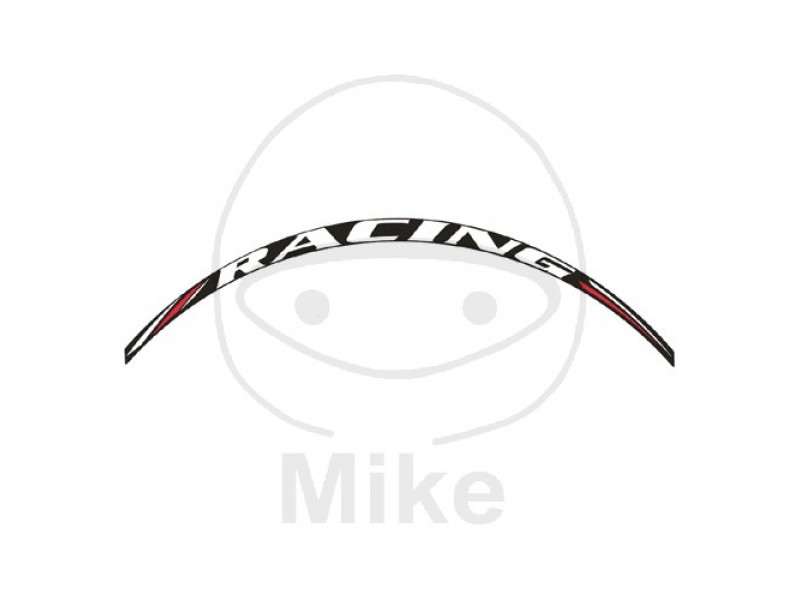 Wheel rim sticker JMT racing Alb