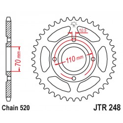 Foaie spate JT JTR 248-44 44T, 520 Foaie spate JT JTR 248-44 44T, 520