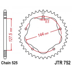 Foaie spate JT JTR 752-39 39T, 525 Foaie spate JT JTR 752-39 39T, 525