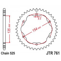 Foaie spate JT JTR 761-39 39T, 525 Foaie spate JT JTR 761-39 39T, 525