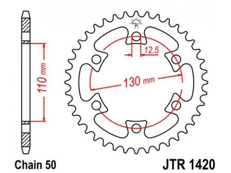 Foaie spate JT JTR 1420-40 40T, 530 Foaie spate JT JTR 1420-40 40T, 530