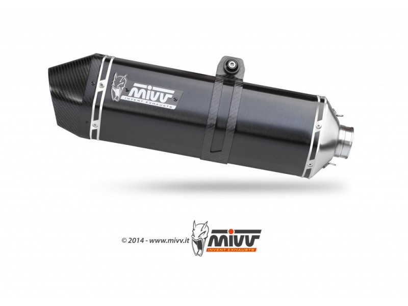 Evacuare MIVV SPEED EDGE B.027.LRB negru otel Evacuare MIVV SPEED EDGE B.027.LRB negru otel